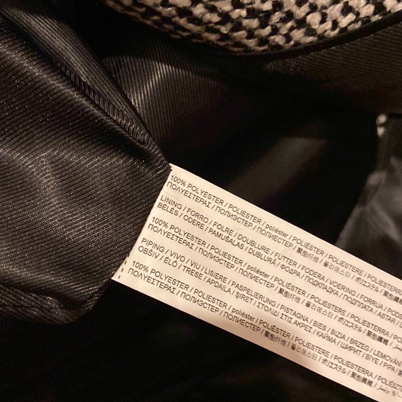 MANGO boucle oversized long coat salt‘n‘pepper pattern - Picture 13 of 13